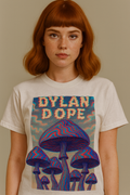 Dylan Dope T-shirt with mushroom grafix