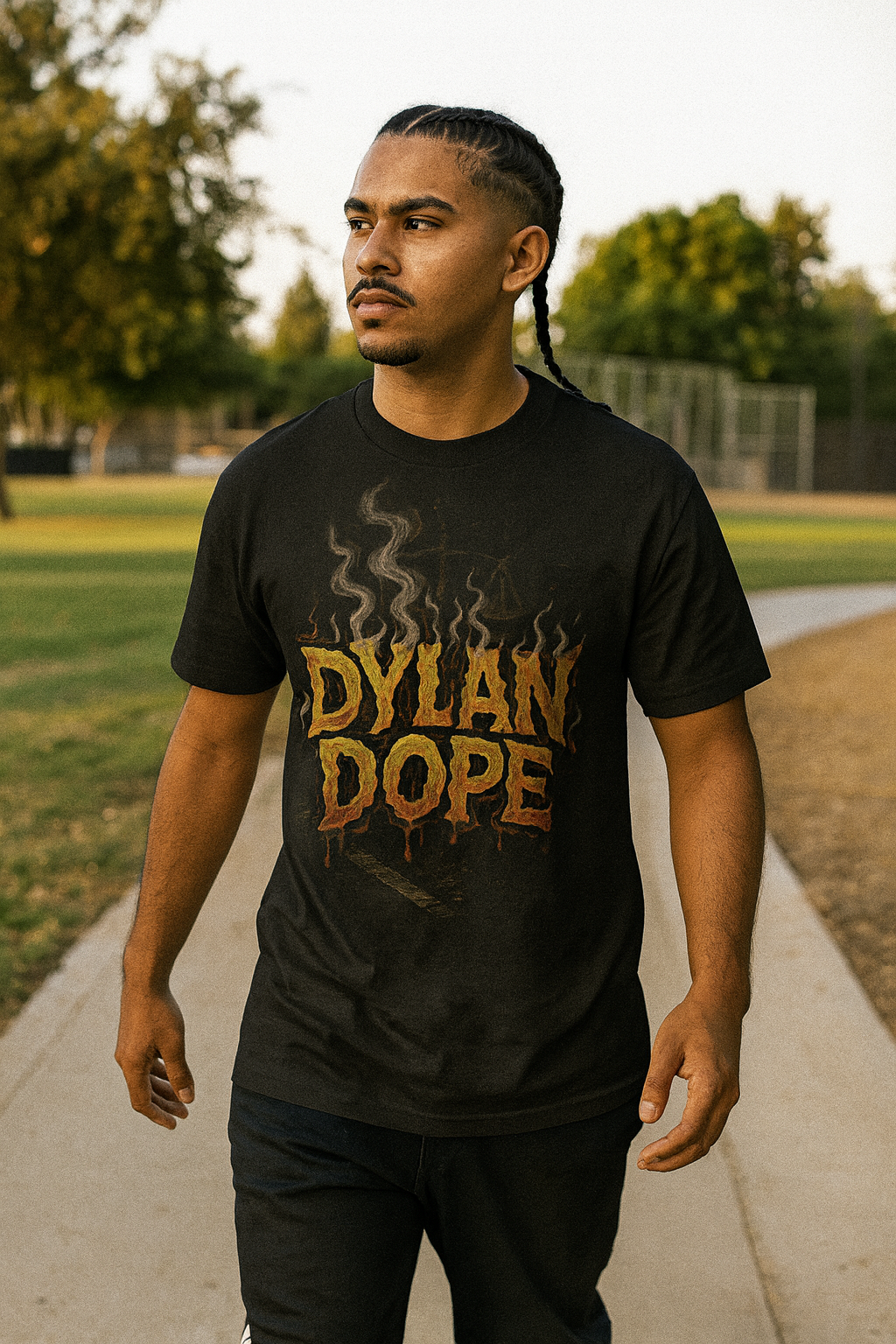 Dylan Dope T-shirt with Smokin grafix
